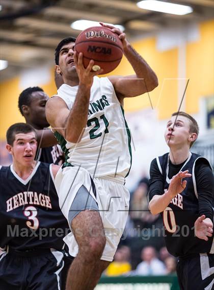 Thumbnail 2 in Loudoun Valley vs Heritage (VHSL Region II Quarterfinal) photogallery.