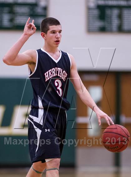 Thumbnail 2 in Loudoun Valley vs Heritage (VHSL Region II Quarterfinal) photogallery.