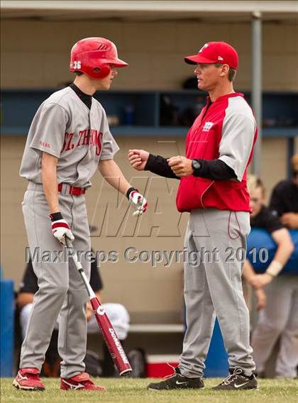 Thumbnail 2 in St. Thomas Catholic vs St. Pius X (TAPPS 5A Semifinal) photogallery.