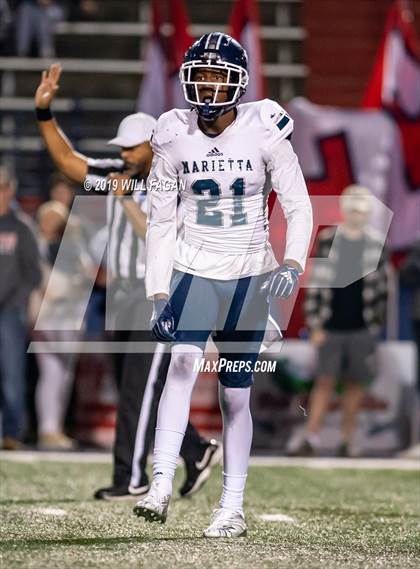 Thumbnail 3 in Marietta @ Milton (GHSA 7A Round 2 Playoff) photogallery.