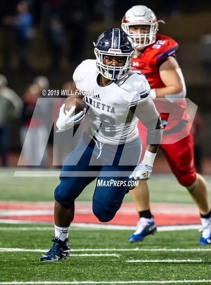 Thumbnail 3 in Marietta @ Milton (GHSA 7A Round 2 Playoff) photogallery.