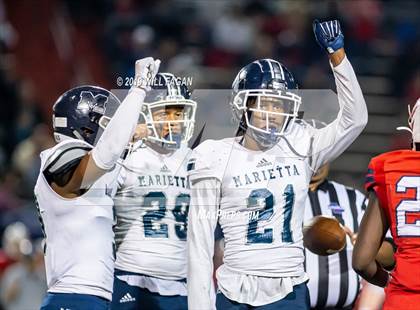 Thumbnail 2 in Marietta @ Milton (GHSA 7A Round 2 Playoff) photogallery.