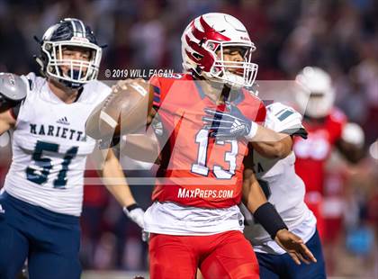 Thumbnail 3 in Marietta @ Milton (GHSA 7A Round 2 Playoff) photogallery.