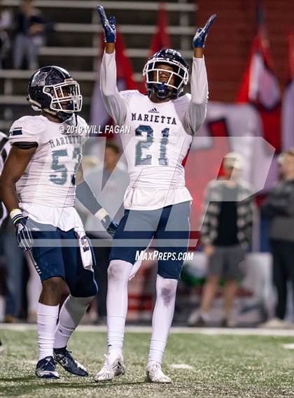 Thumbnail 2 in Marietta @ Milton (GHSA 7A Round 2 Playoff) photogallery.
