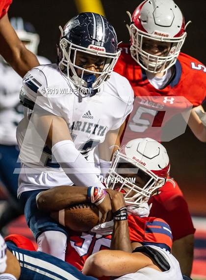 Thumbnail 3 in Marietta @ Milton (GHSA 7A Round 2 Playoff) photogallery.