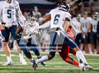 Thumbnail 3 in Marietta @ Milton (GHSA 7A Round 2 Playoff) photogallery.