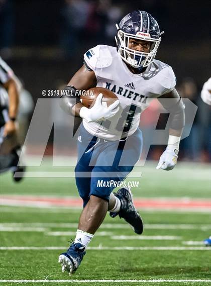 Thumbnail 1 in Marietta @ Milton (GHSA 7A Round 2 Playoff) photogallery.