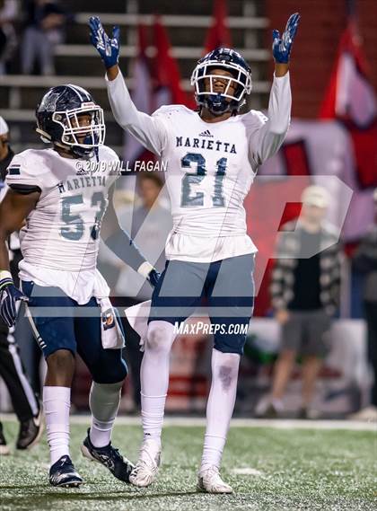 Thumbnail 1 in Marietta @ Milton (GHSA 7A Round 2 Playoff) photogallery.