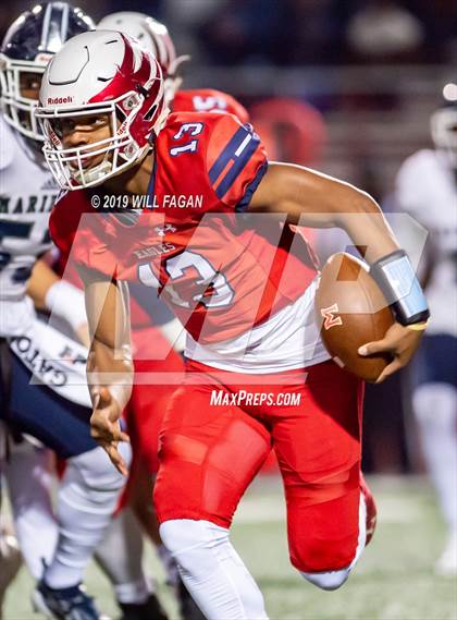 Thumbnail 2 in Marietta @ Milton (GHSA 7A Round 2 Playoff) photogallery.