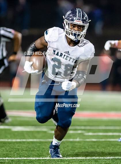 Thumbnail 2 in Marietta @ Milton (GHSA 7A Round 2 Playoff) photogallery.