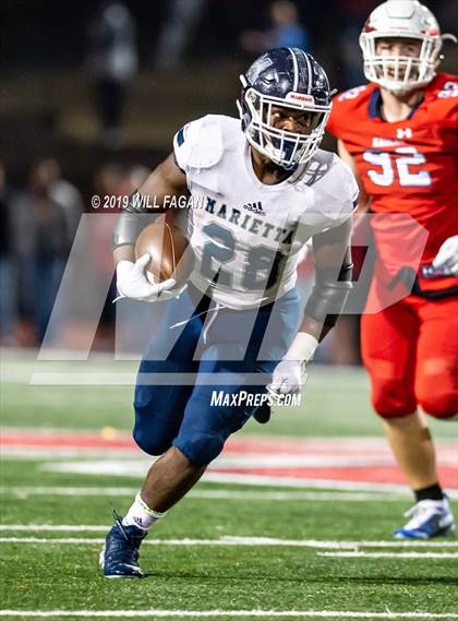 Thumbnail 2 in Marietta @ Milton (GHSA 7A Round 2 Playoff) photogallery.