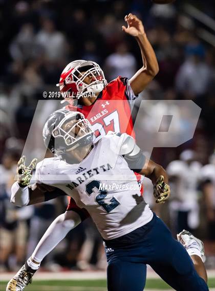 Thumbnail 1 in Marietta @ Milton (GHSA 7A Round 2 Playoff) photogallery.