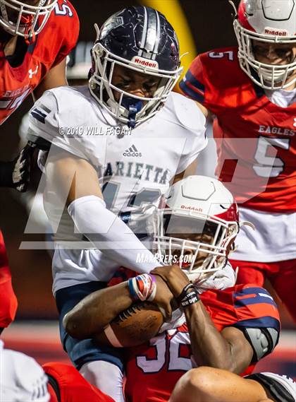 Thumbnail 1 in Marietta @ Milton (GHSA 7A Round 2 Playoff) photogallery.
