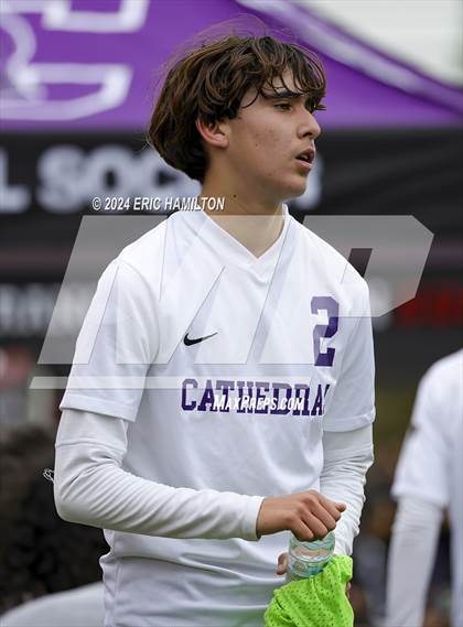 Thumbnail 2 in Cathedral vs Servite (SoCal College Showcase) photogallery.