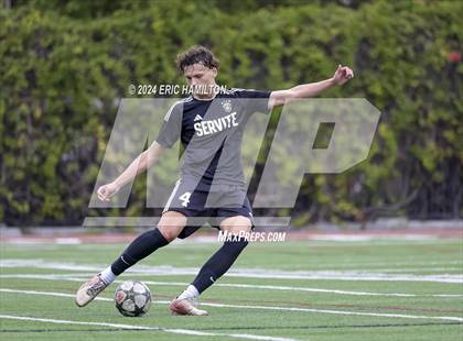 Thumbnail 1 in Cathedral vs Servite (SoCal College Showcase) photogallery.