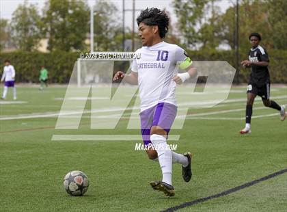 Thumbnail 2 in Cathedral vs Servite (SoCal College Showcase) photogallery.