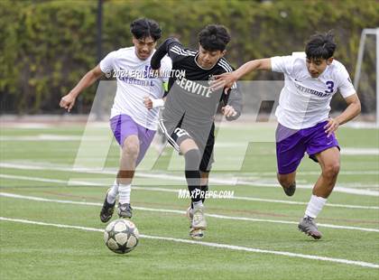 Thumbnail 1 in Cathedral vs Servite (SoCal College Showcase) photogallery.