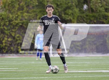 Thumbnail 2 in Cathedral vs Servite (SoCal College Showcase) photogallery.