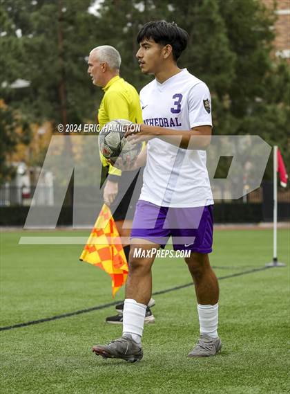 Thumbnail 1 in Cathedral vs Servite (SoCal College Showcase) photogallery.