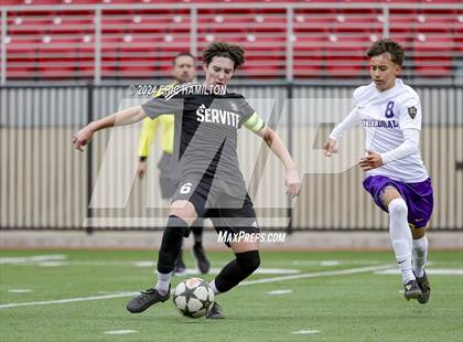 Thumbnail 3 in Cathedral vs Servite (SoCal College Showcase) photogallery.