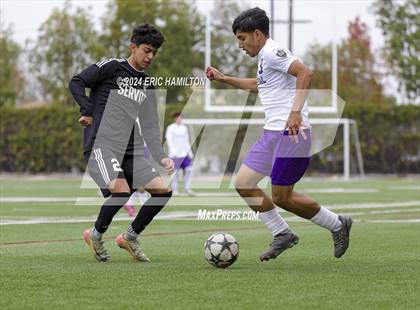 Thumbnail 2 in Cathedral vs Servite (SoCal College Showcase) photogallery.