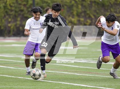 Thumbnail 3 in Cathedral vs Servite (SoCal College Showcase) photogallery.