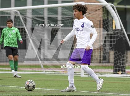 Thumbnail 2 in Cathedral vs Servite (SoCal College Showcase) photogallery.