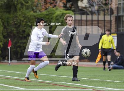 Thumbnail 3 in Cathedral vs Servite (SoCal College Showcase) photogallery.