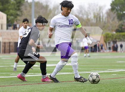 Thumbnail 1 in Cathedral vs Servite (SoCal College Showcase) photogallery.