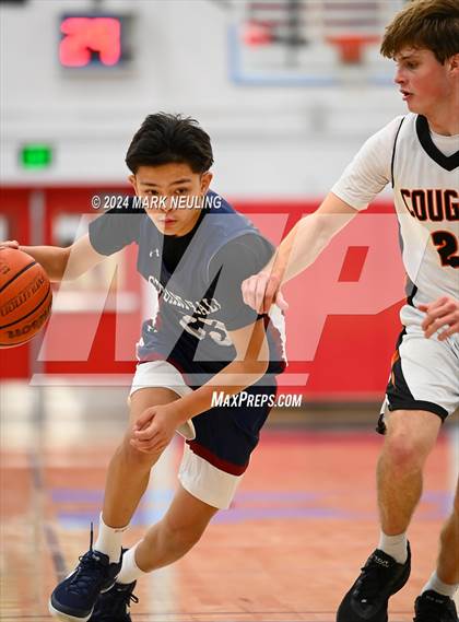 Thumbnail 1 in Stuart Hall vs. Half Moon Bay (Burlingame Lions Club Tournament) photogallery.
