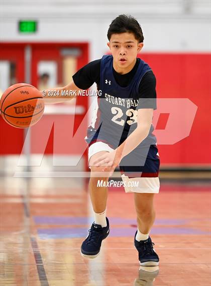 Thumbnail 2 in Stuart Hall vs. Half Moon Bay (Burlingame Lions Club Tournament) photogallery.