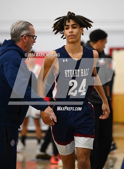 Thumbnail 1 in Stuart Hall vs. Half Moon Bay (Burlingame Lions Club Tournament) photogallery.