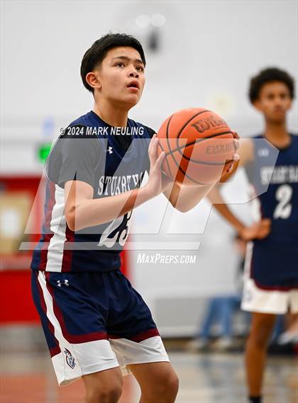 Thumbnail 1 in Stuart Hall vs. Half Moon Bay (Burlingame Lions Club Tournament) photogallery.