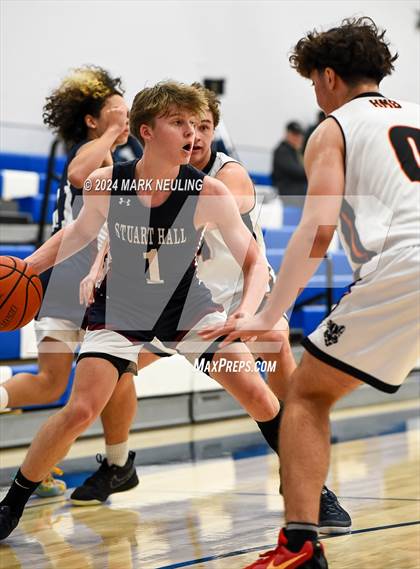 Thumbnail 1 in Stuart Hall vs. Half Moon Bay (Burlingame Lions Club Tournament) photogallery.