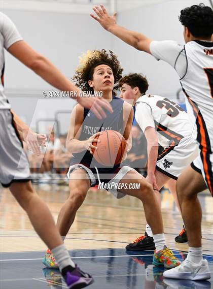 Thumbnail 1 in Stuart Hall vs. Half Moon Bay (Burlingame Lions Club Tournament) photogallery.
