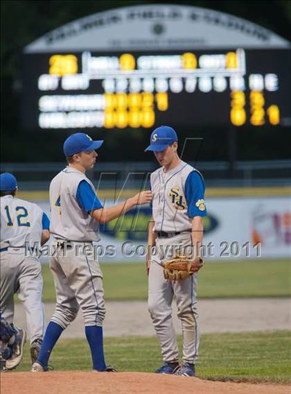 Thumbnail 3 in Wolcott vs Seymour (CIAC Class M Semifinal) photogallery.
