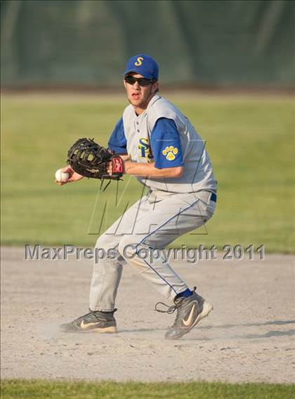 Thumbnail 3 in Wolcott vs Seymour (CIAC Class M Semifinal) photogallery.