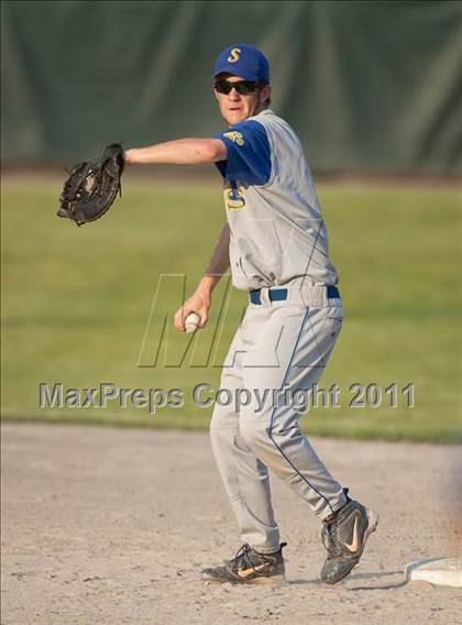 Thumbnail 2 in Wolcott vs Seymour (CIAC Class M Semifinal) photogallery.