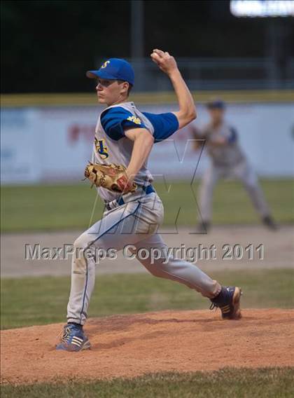 Thumbnail 1 in Wolcott vs Seymour (CIAC Class M Semifinal) photogallery.