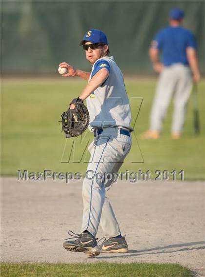 Thumbnail 2 in Wolcott vs Seymour (CIAC Class M Semifinal) photogallery.