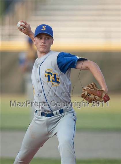 Thumbnail 3 in Wolcott vs Seymour (CIAC Class M Semifinal) photogallery.