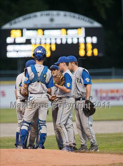 Thumbnail 2 in Wolcott vs Seymour (CIAC Class M Semifinal) photogallery.