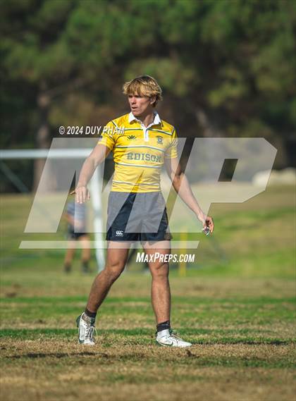 Thumbnail 1 in Edison VS Orange Lutheran photogallery.
