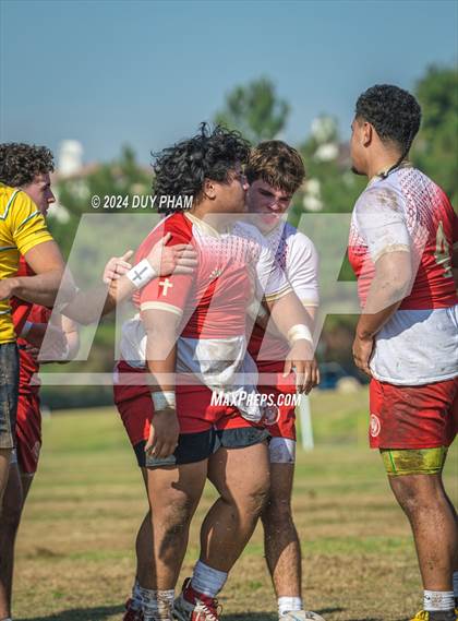 Thumbnail 1 in Edison VS Orange Lutheran photogallery.
