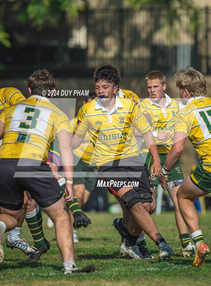 Thumbnail 1 in Edison VS Orange Lutheran photogallery.