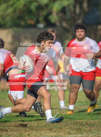 Thumbnail 2 in Edison VS Orange Lutheran photogallery.
