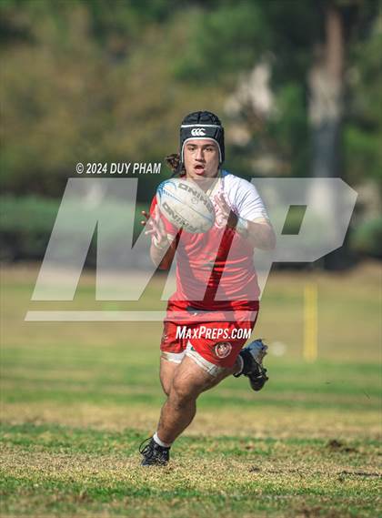 Thumbnail 2 in Edison VS Orange Lutheran photogallery.