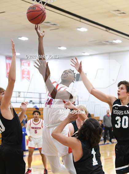 Thumbnail 3 in Highland vs. Moon Valley (Beyond Basketball Thanksgiving Tournament) photogallery.