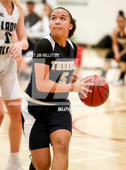 Thumbnail 2 in Desert Vista vs. Cactus Shadows (Lady Titan Winter Hoops Classic) photogallery.