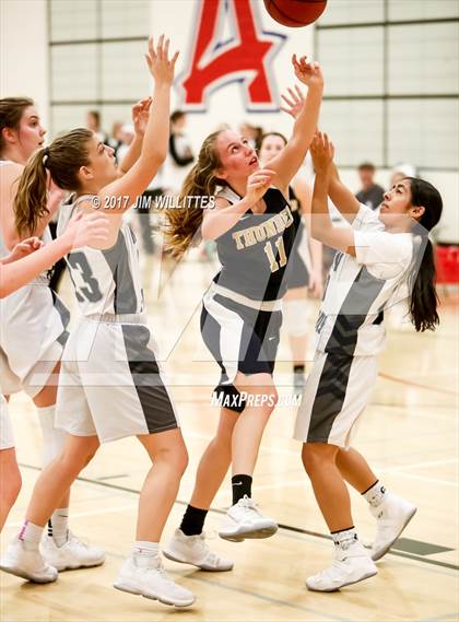 Thumbnail 1 in Desert Vista vs. Cactus Shadows (Lady Titan Winter Hoops Classic) photogallery.
